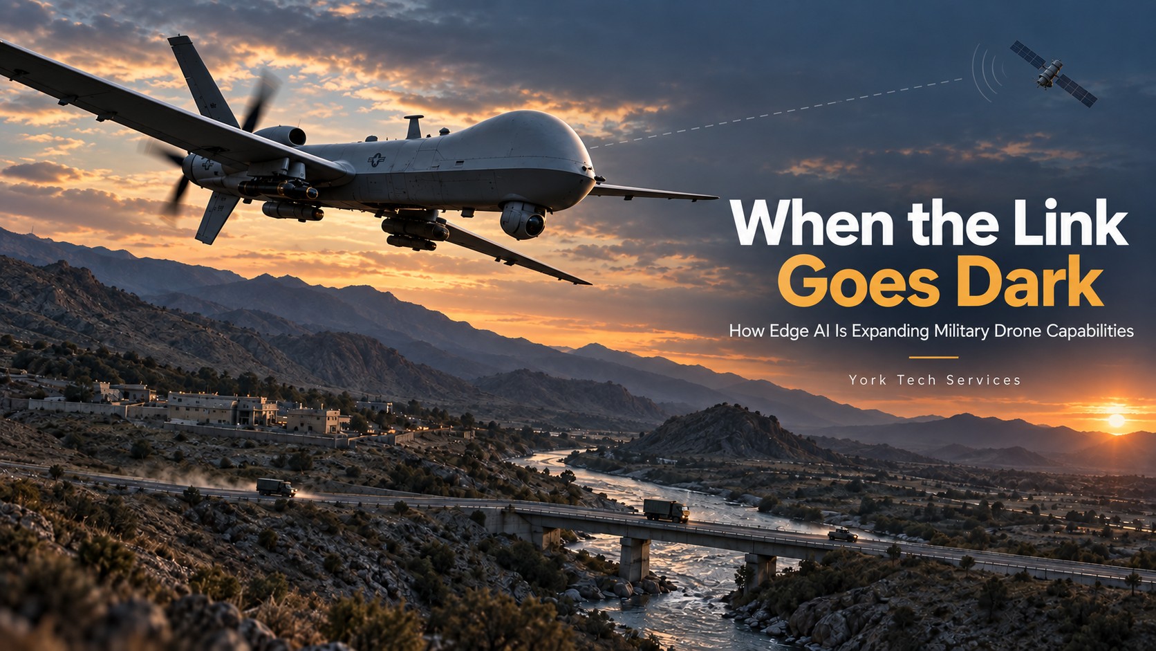 YTS thumbnail for edge AI and military drones article