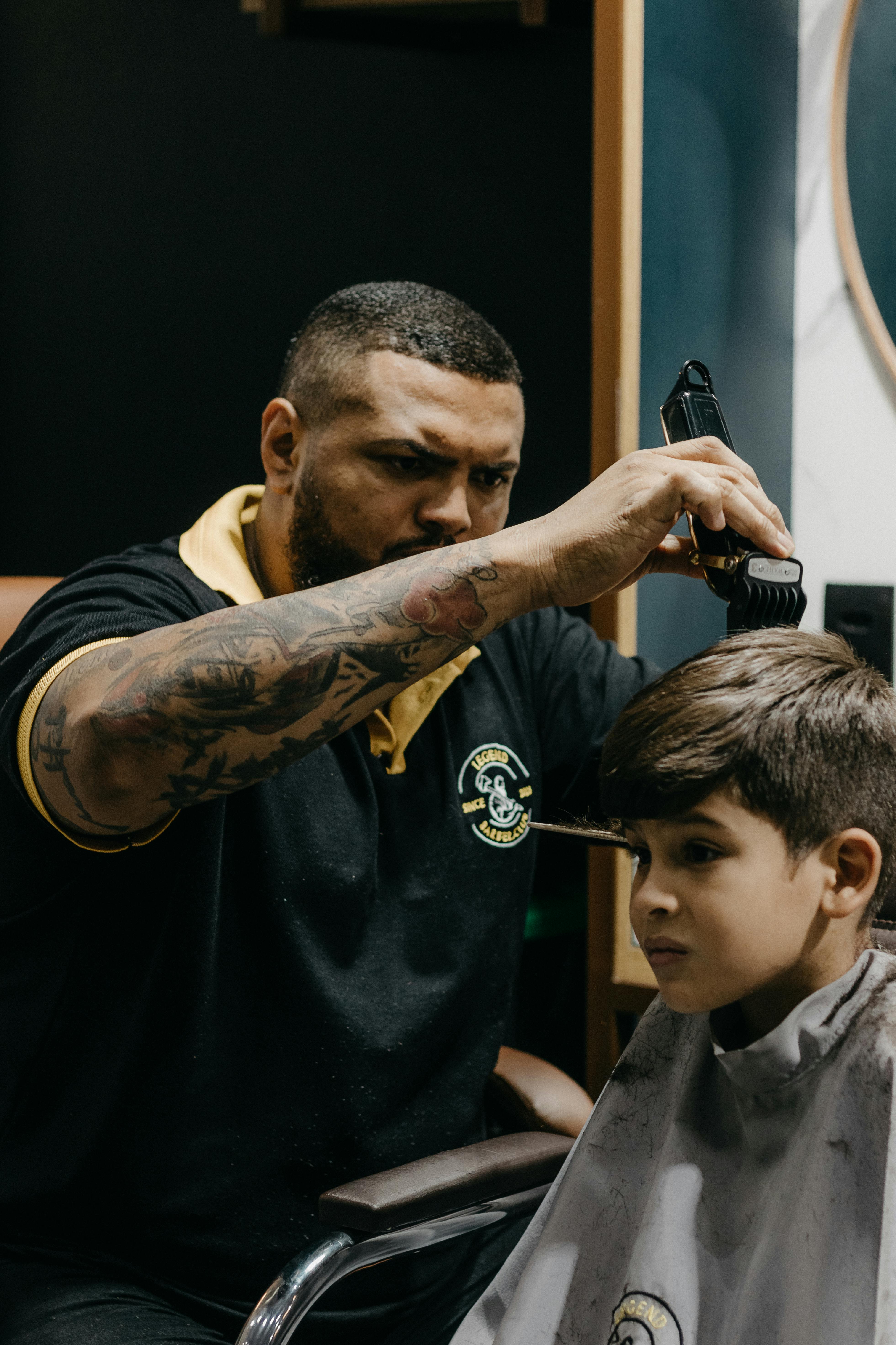 Kid-friendly haircut and style