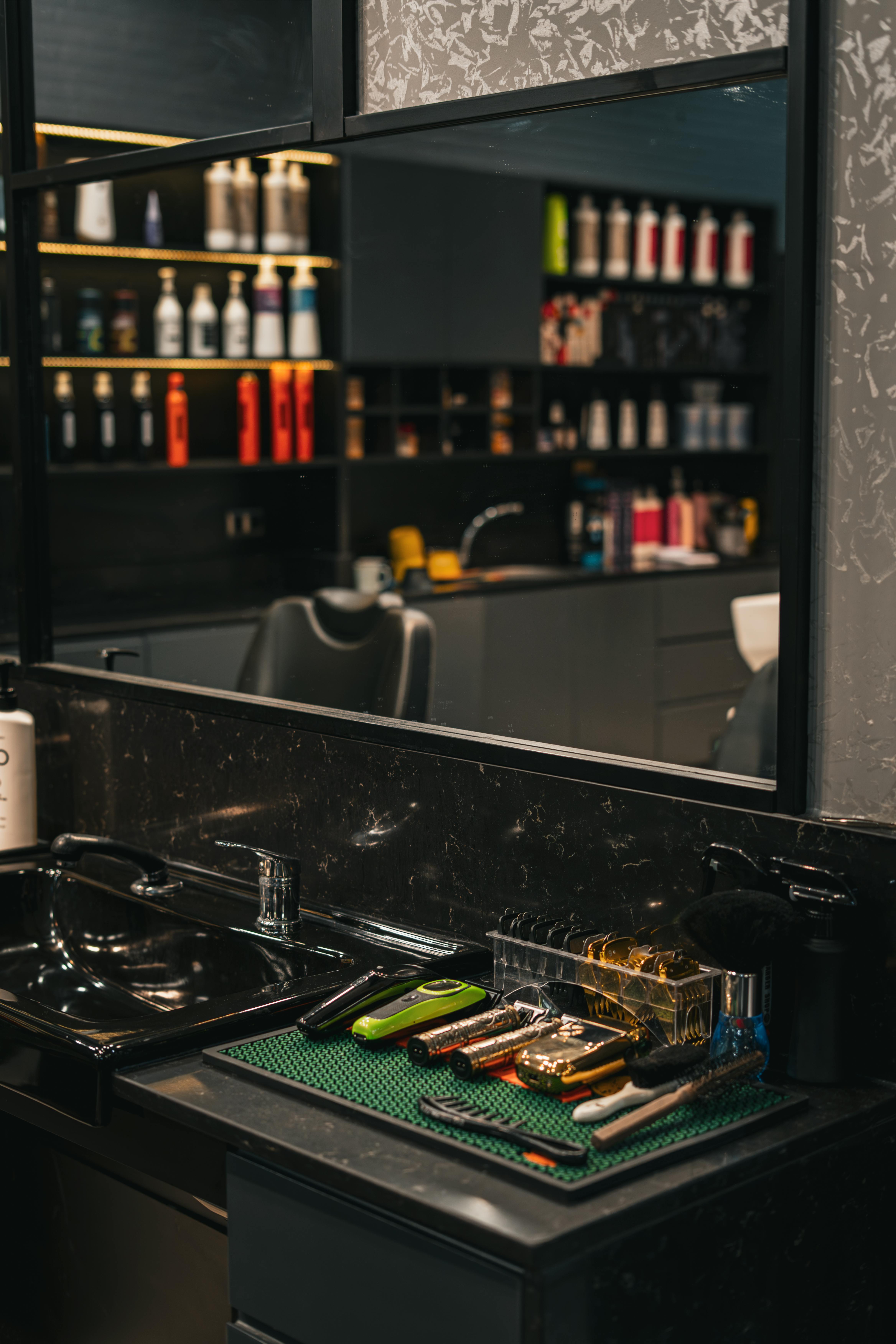 Nail and polish bar seating