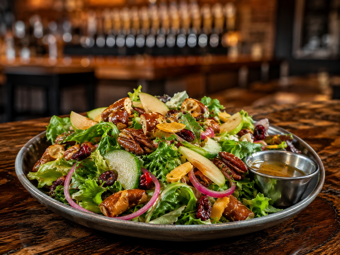 Fresh salad at Keystone Craft Brewing